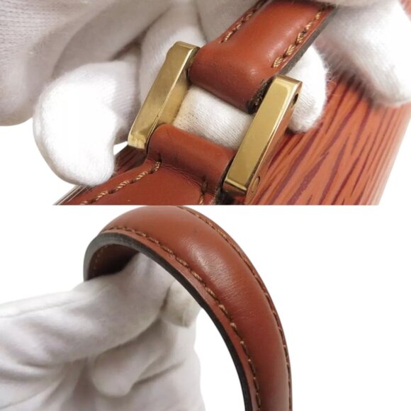 177318BR (L4) Louis Vuitton Brief Case Concorde Brown Epi Leather - Picture 6 of 14